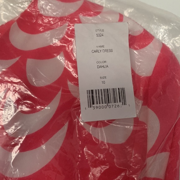 Elizabeth McKay Dahlia Pink Floral Carly Dress Size 10 - Picture 3 of 4